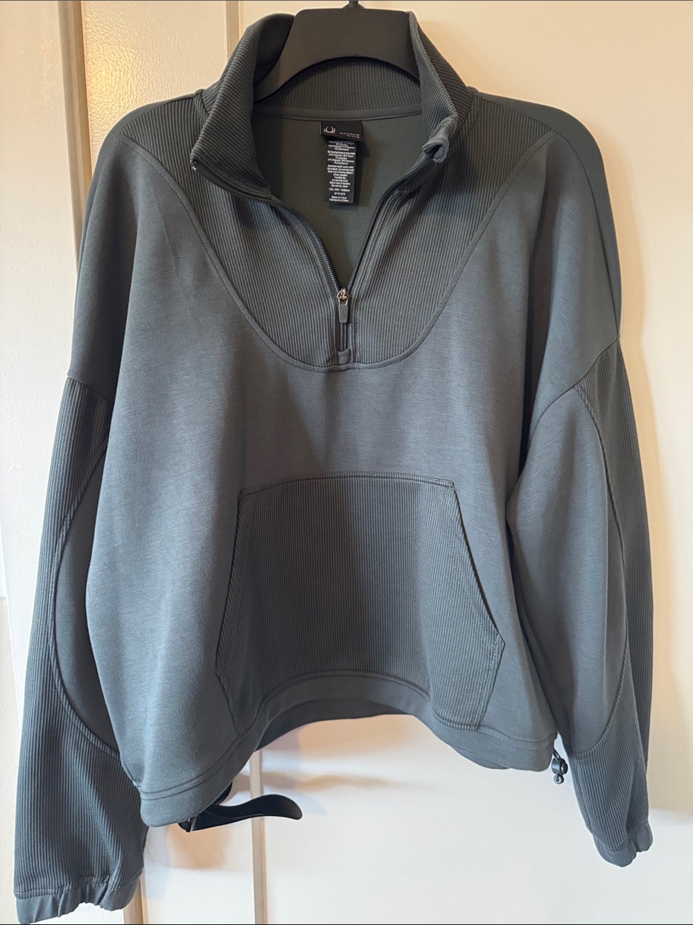 Spyder half zip with adjustable waist